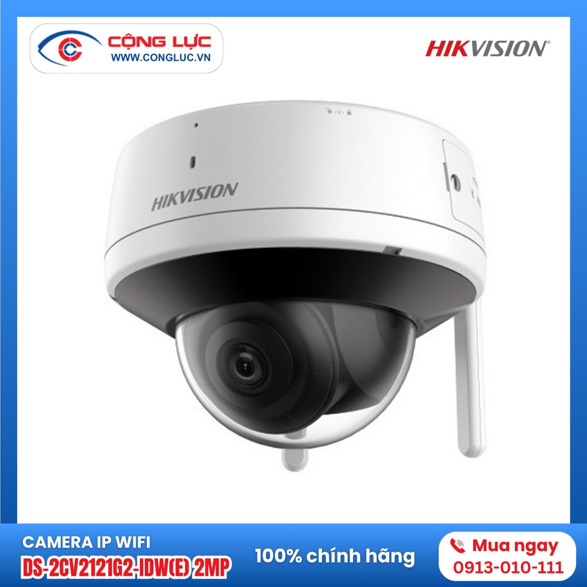 Camera IP Hikvision 2MP DS-2CV2121G2-IDW(E) chính hãng giá rẻ