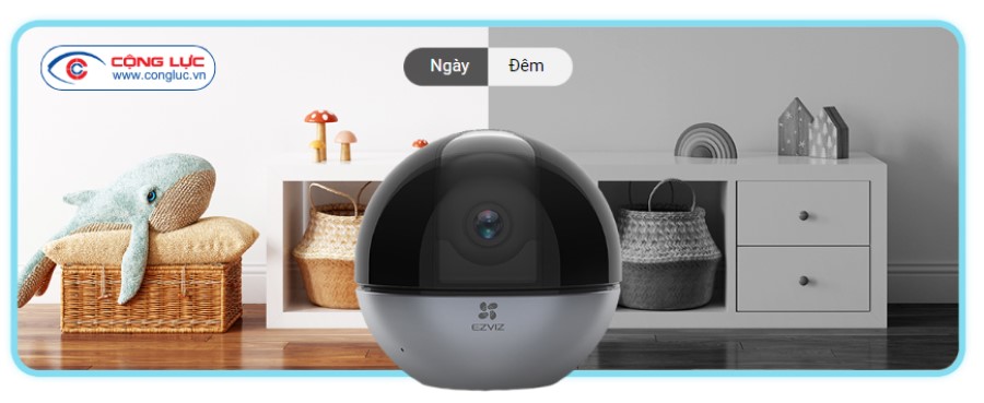 Camera wifi Ezviz E6 3k 5mp bảo vệ gia đình bạn an toàn 24/24