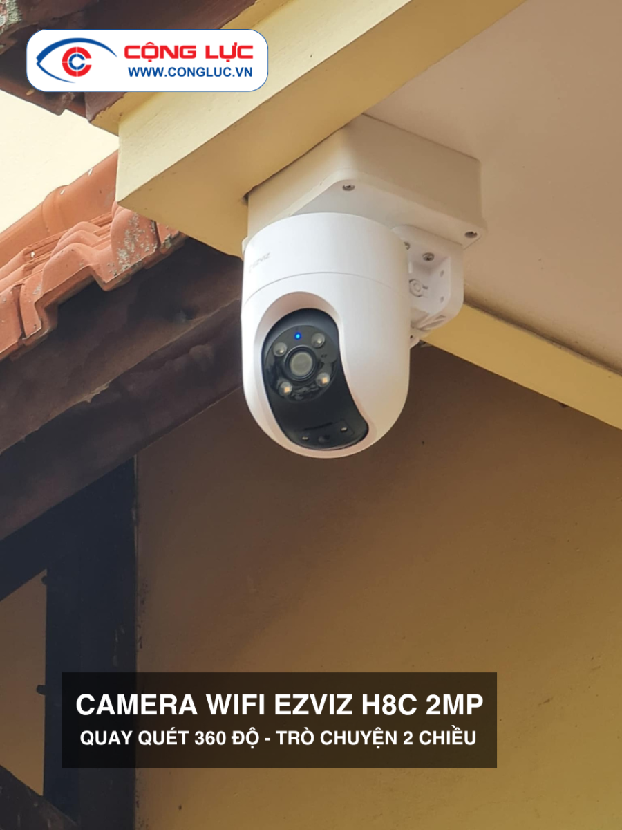 Bán camera wifi Ezviz H8C 2MP chính hãng giá rẻ tại Hải Phòng