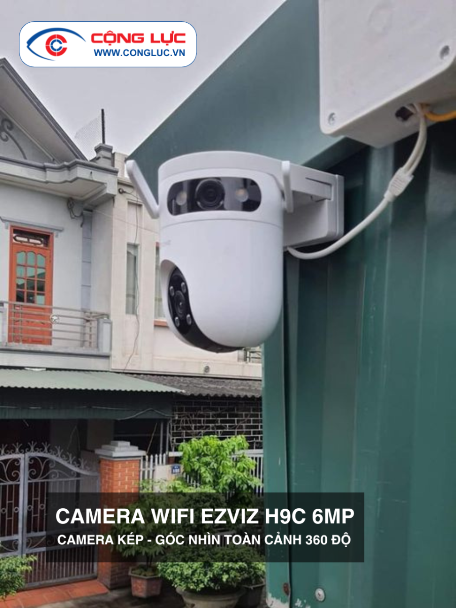 bán camera wifi Ezviz H9C 6mp chính hãng giá rẻ tại Hải Phòng