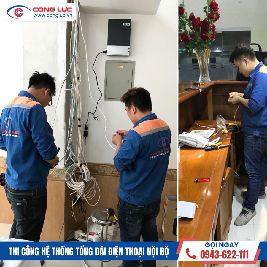 Cộng Lực thi công hệ thống tổng đài điện thoại chuyên nghiệp TẠI KCN GIA LỄ Thái Bình