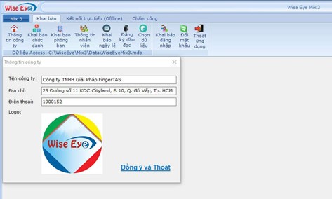 Phần mềm wise eye mix 3 - Hướng dẫn khai báo thông tin nhân viên