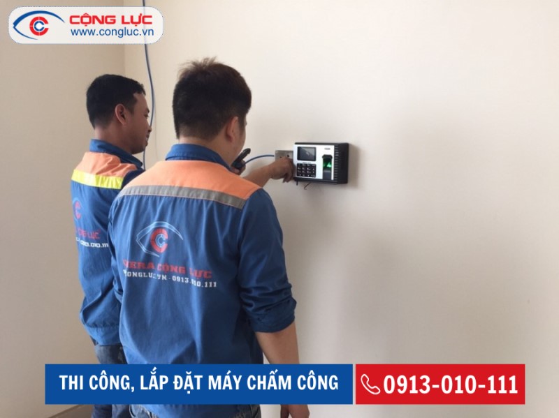 Công ty lắp máy chấm công uy tín nhất tại CCN Vĩnh Niệm Hải Phòng