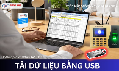 PHẦN MỀM WISE EYE MIX 3 - HƯỚNG DẪN TẢI DỮ LIỆU BẰNG USB