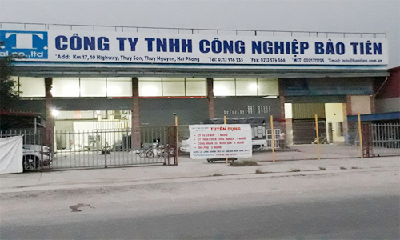 Triển khai lắp máy chấm công tại công ty Bảo Tiên, H.Thủy Nguyên, Hải Phòng