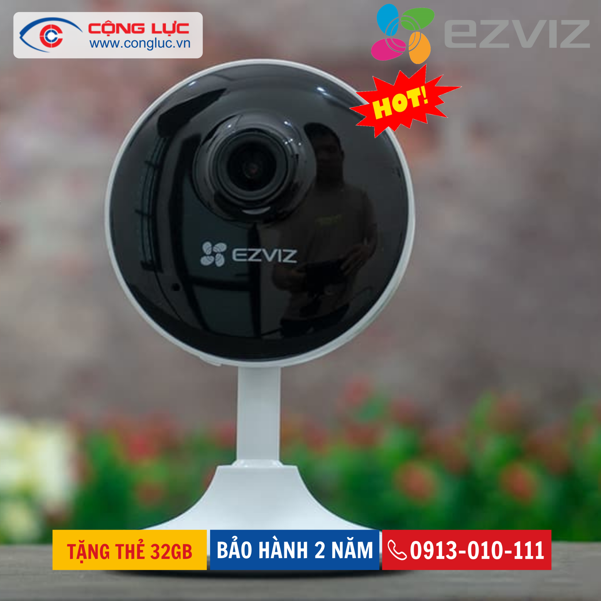 Camera Wifi Ezviz C1C B 2MP Bán Camera Wifi Gia Đình