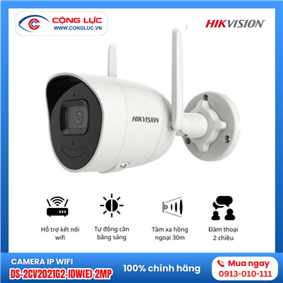 Camera IP Wifi Hikvision DS-2CV2021G2-IDW(E) 2MP