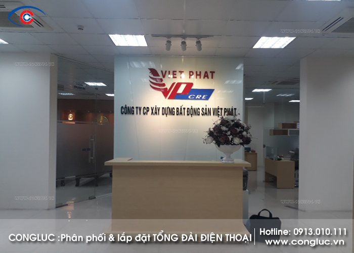 Lắp đặt tổng đài điện thoại IP tại Công ty Bất động sản Việt Phát Hải Phòng