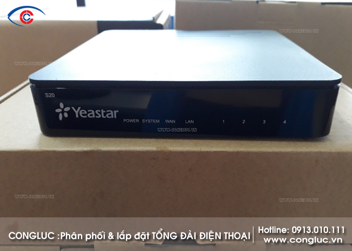 Lắp tổng đài điện thoại ip yeastar s20 tại công ty bđs Việt Phát Hải Phòng