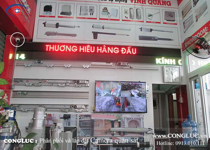 Lắp camera quan sát chống trộm tại Công ty Vinh Quang Hải Phòng