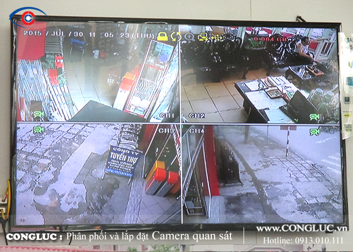 Lắp đặt hệ thống camera giám sát an ninh tại Công ty cửa cuốn Vinh Quang tại Hải Phòng