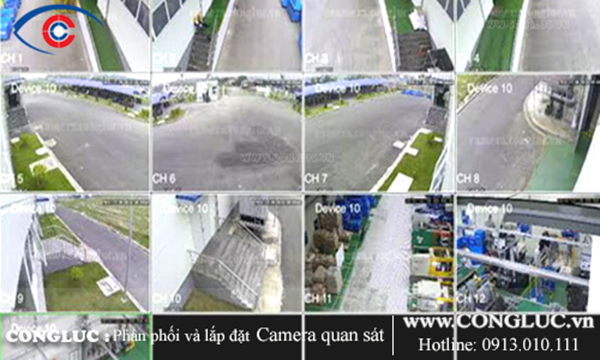 Lắp đặt hệ thống camera giám sát tại công ty HANMIFLEXXIBLE VINA  