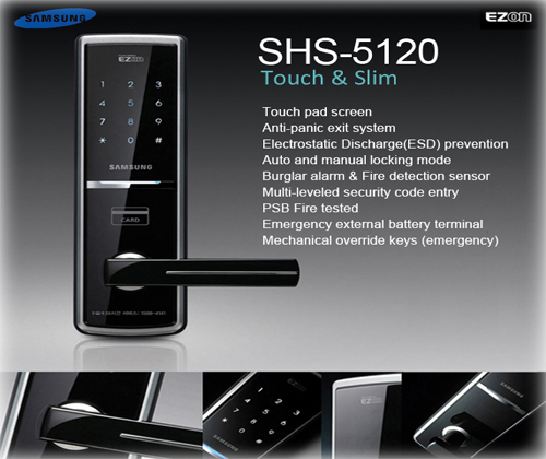 Bán khóa cửa điện tử samsung shs-5120
