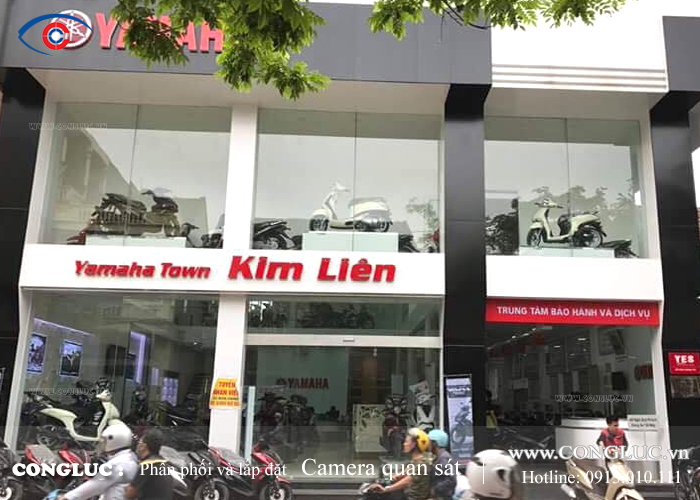 Lắp đặt camera quan sát tại Quảng Ninh cho Yamaha Kim Liên