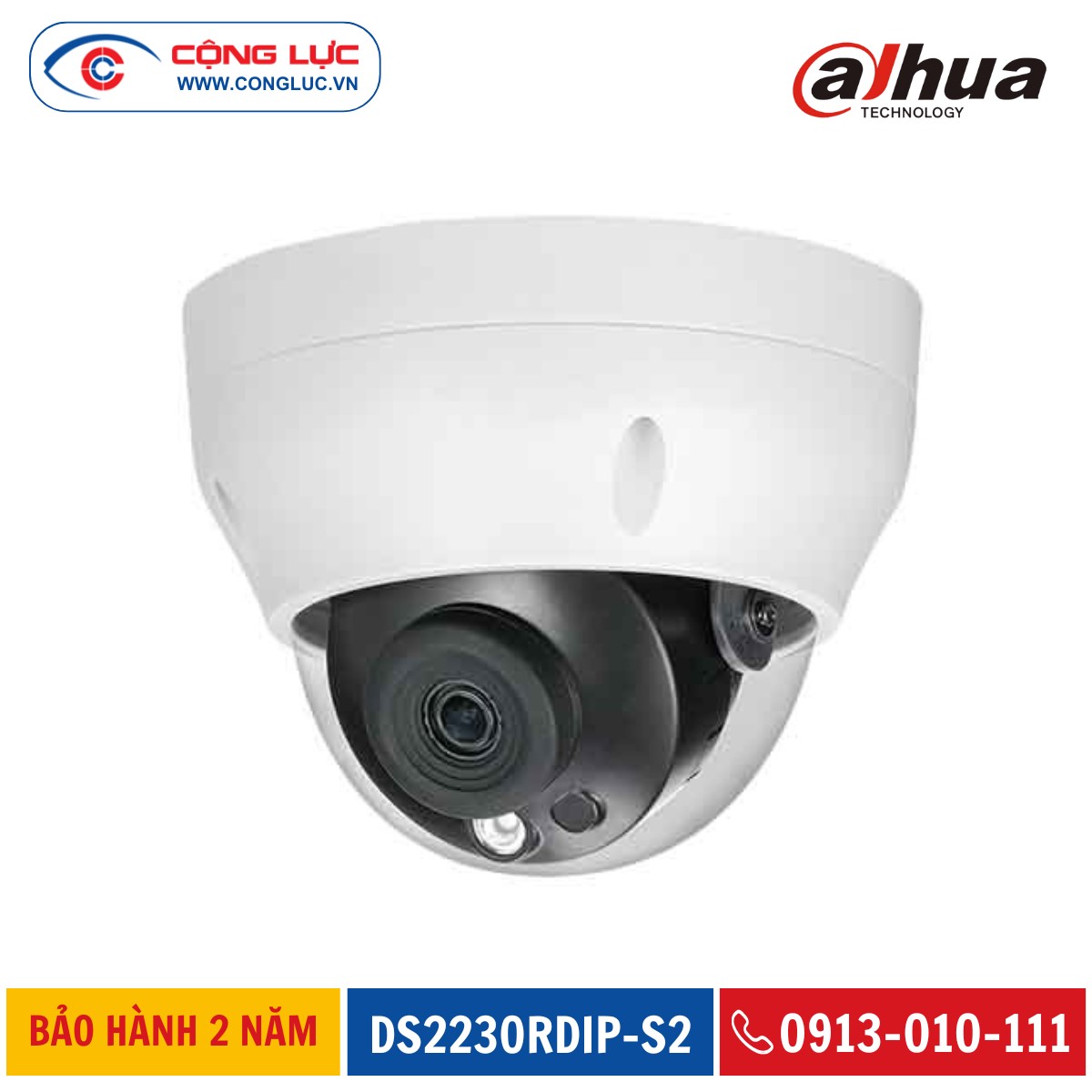 Bán camera ip dome Dahua DS2230RDIP-S2 chính hãng, giá tốt nhất Hải Phòng