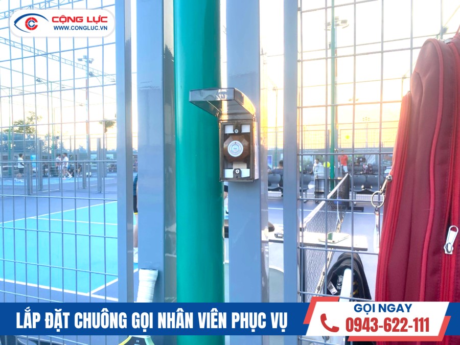 Lắp Chuông Gọi Phục Vụ Tại Sân Pickleball Lạch Tray Hải Phòng