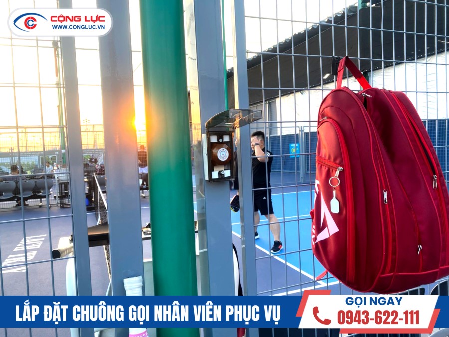 Lắp hệ thống Chuông Gọi Phục Vụ Tại Sân Pickleball Lạch Tray Hải Phòng