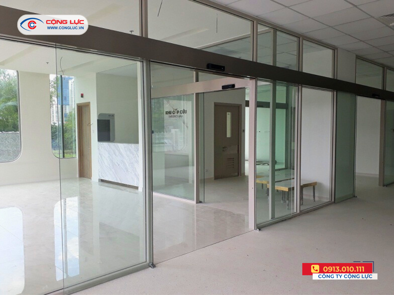 Cộng Lực lắp đặt cửa tự động tại Hải Phòng chuyên nghiệp
