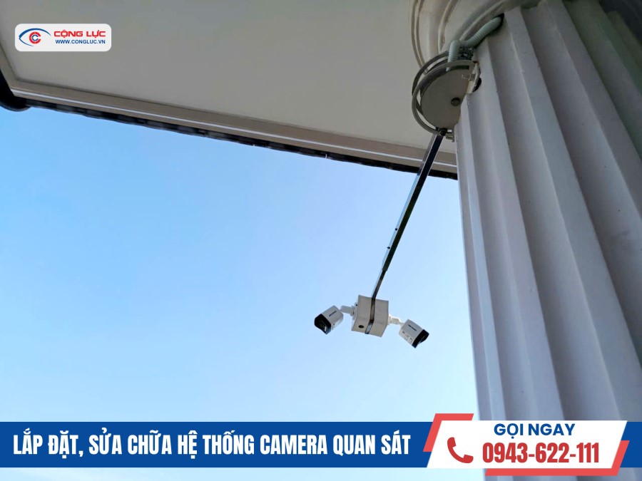 lắp camera chống trộm nhà dân tại lê hồng phong hải phòng