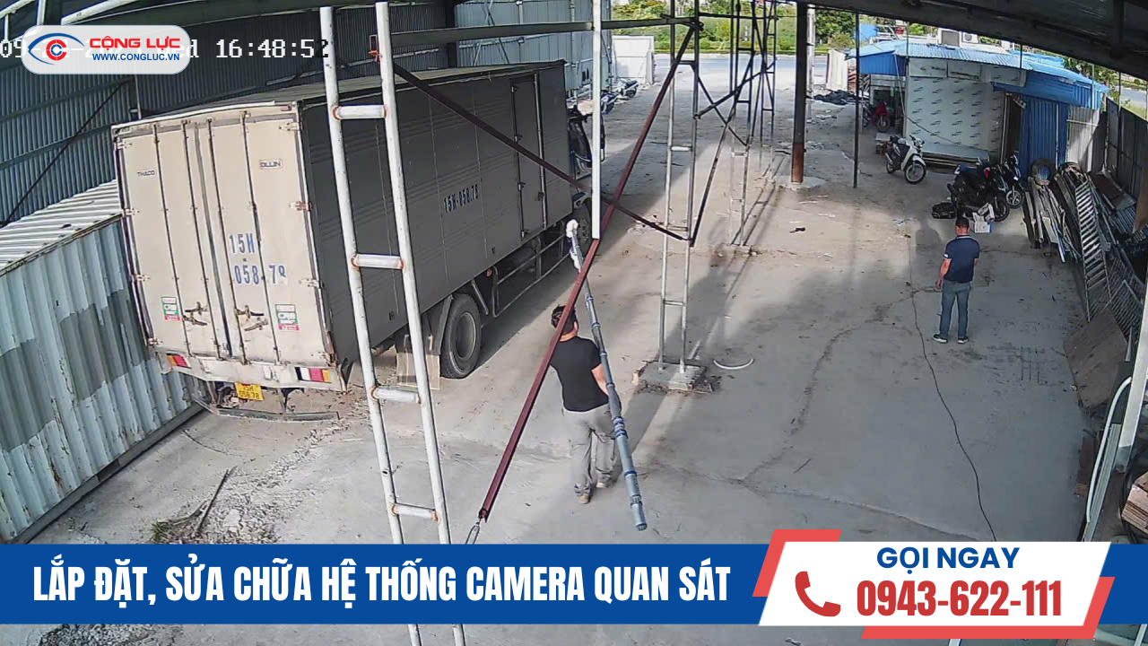 lắp camera giám sát nhà xưởng tại lê chân Hải Phòng
