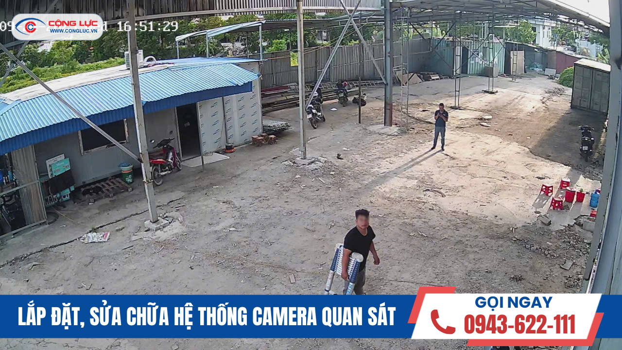 lắp camera nhà xưởng toàn cầu CK vina tại lê chân Hải Phòng