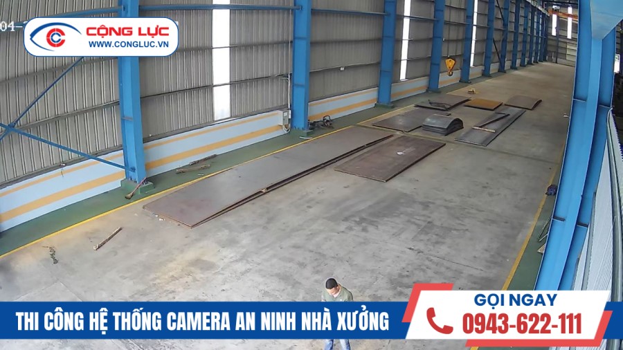 lắp đặt camera nhà xưởng tại đường 5 hải phòng cho công ty giang châu