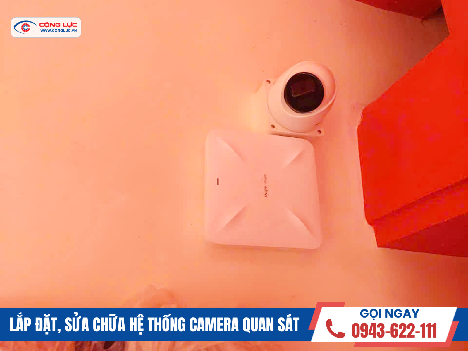 Lắp hệ thống camera giám sát nhà tưởng niệm quận kiến an hải phòng