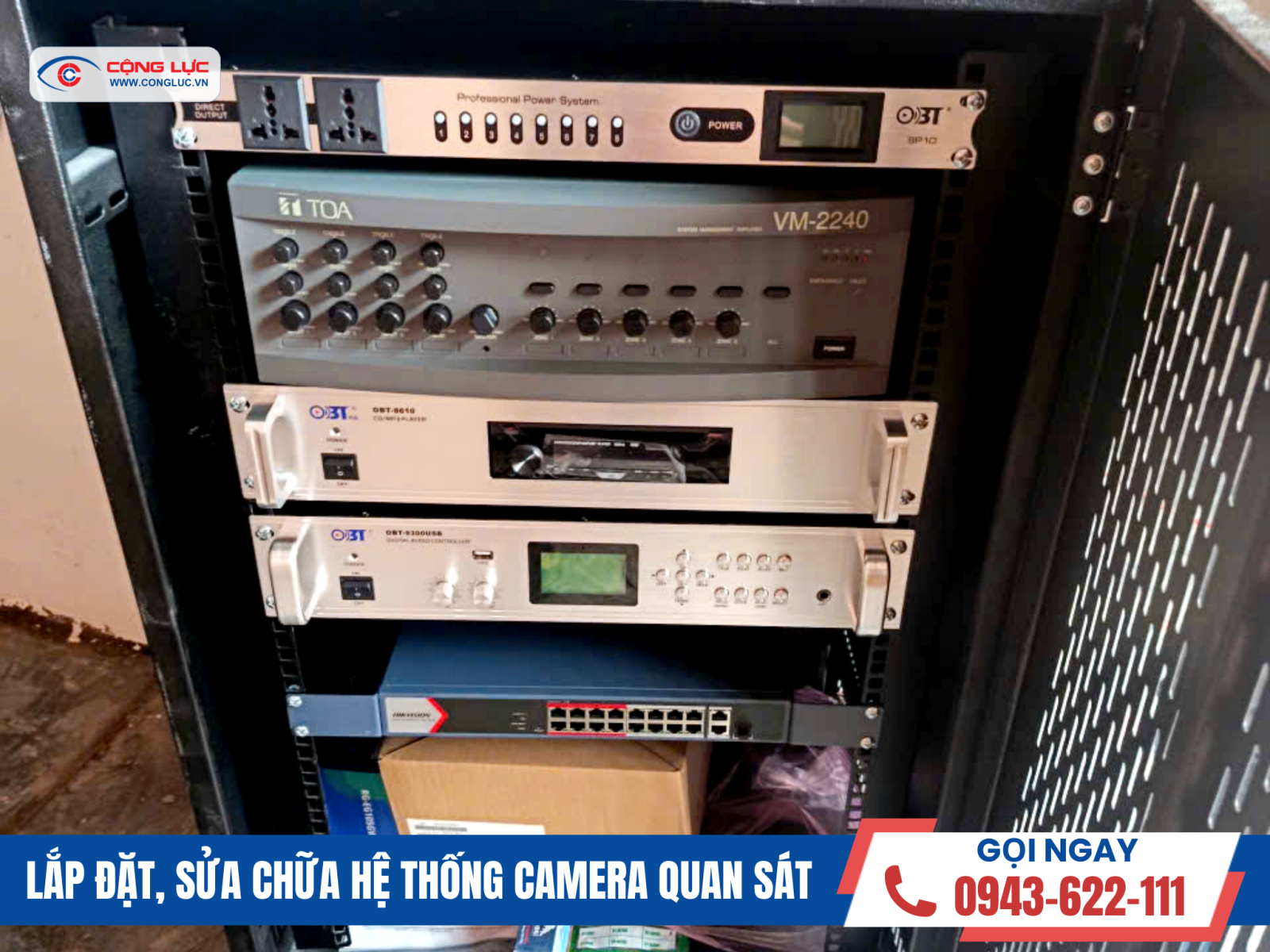 thi công hệ thống camera giám sát nhà tưởng niệm tại kiến an hải phòng