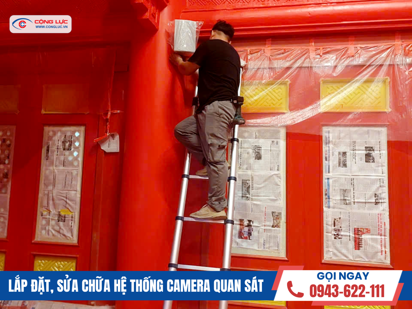 Lắp đặt loa thông báo tại nhà tưởng niệm kiến an hải phòng