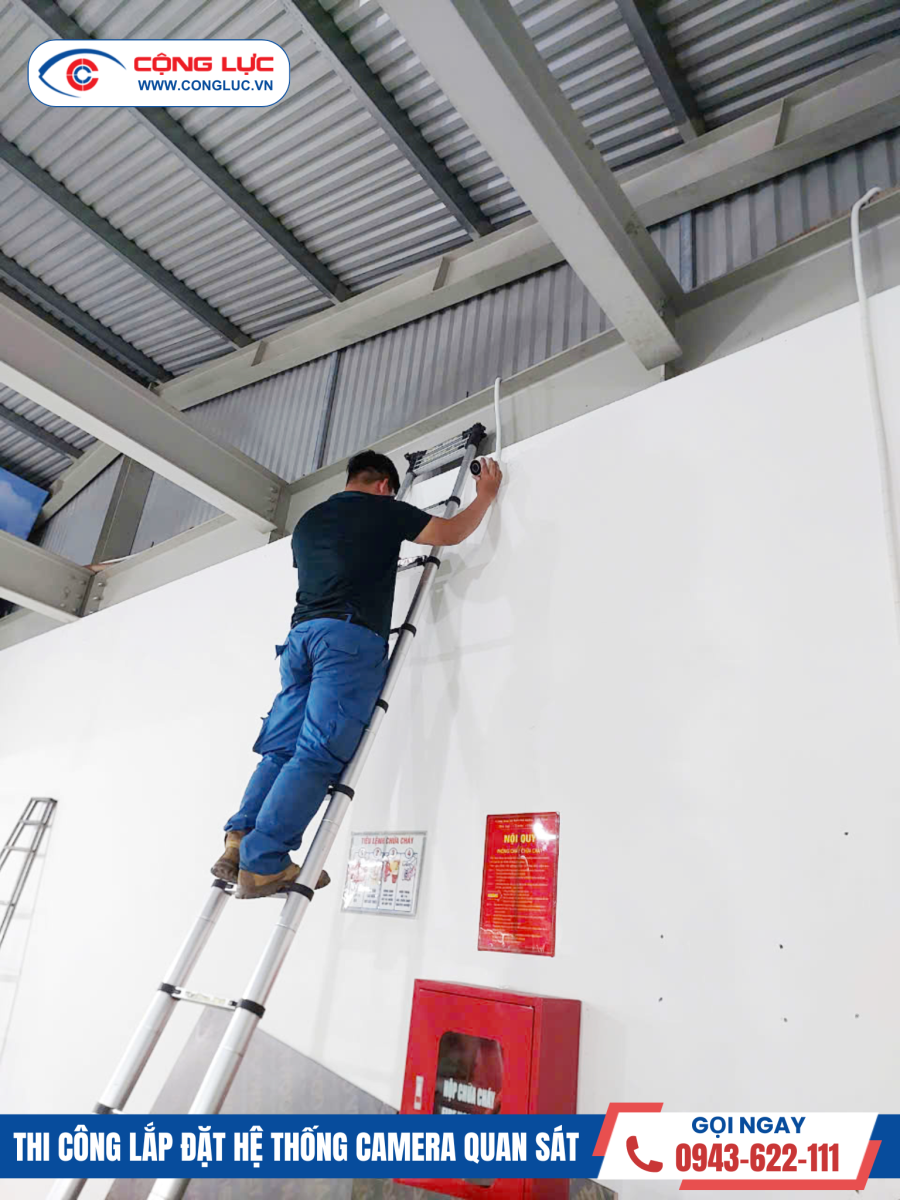Lắp đặt camera giám sát tại doanh nghiệp Hải Phòng