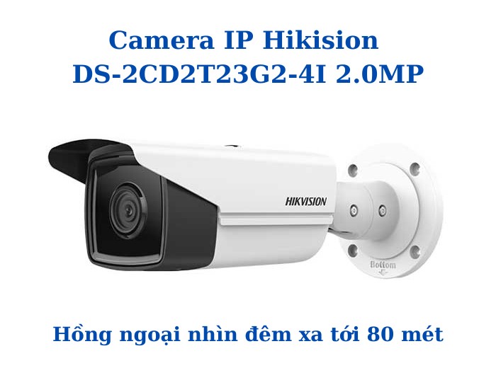 Lắp Camera IP Hikision  DS-2CD2T23G2-4I 2.0MP tại công ty sơ mi rơ mooc hương giang 