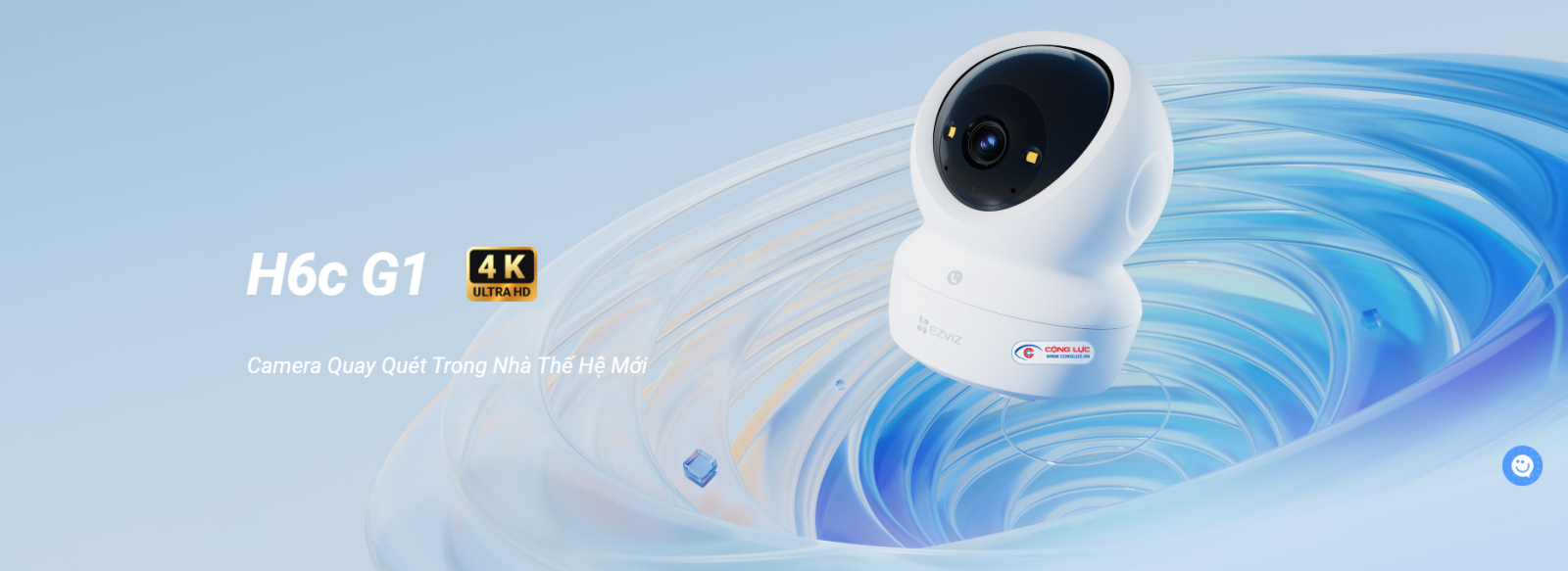 Camera Trong Nhà Ezviz H6C G1 4K 8MP giá rẻ