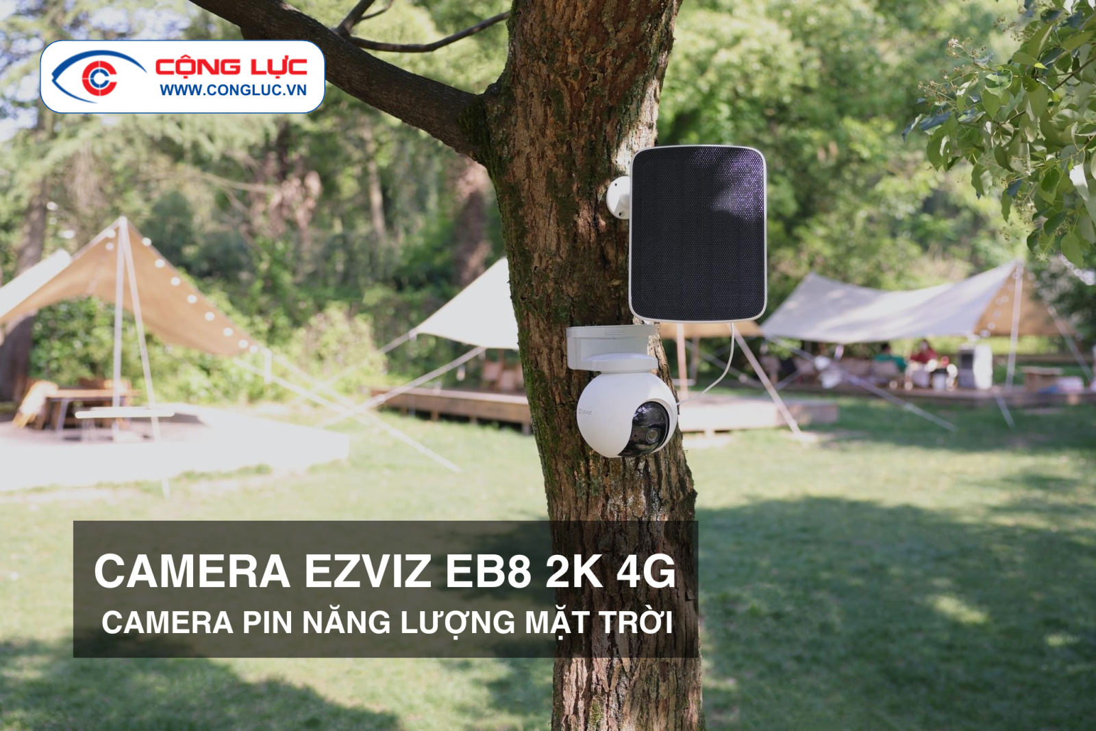bán camera Pin năng lượng mặt trời Ezviz EB8 4G 2K giá rẻ tại Hải Phòng