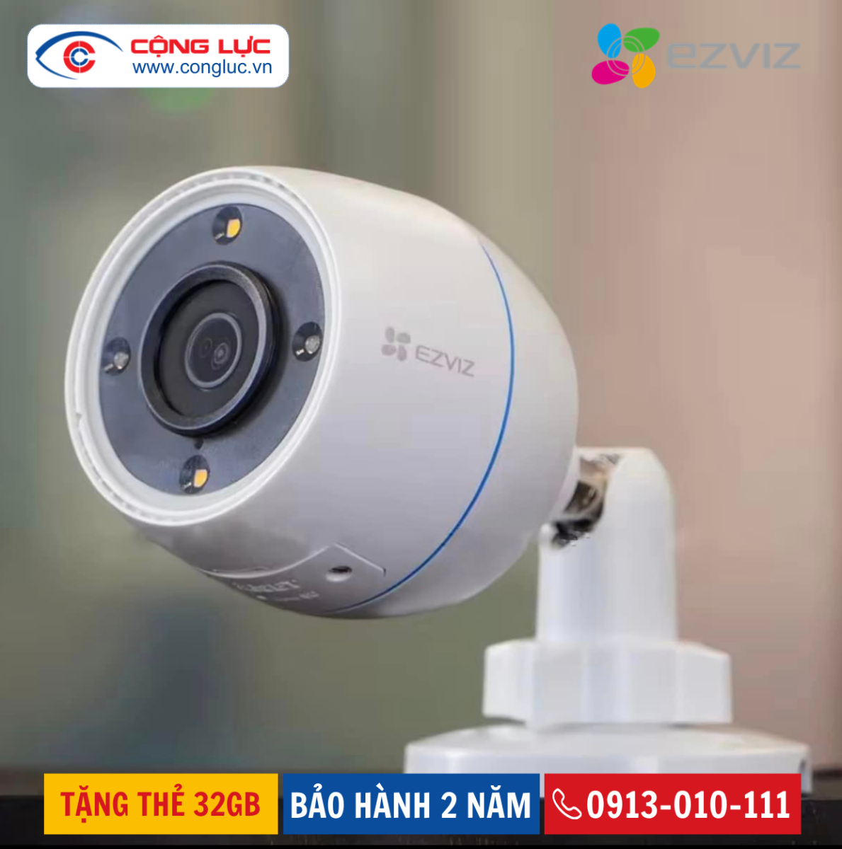 camera wifi ezviz h3c 2mp chính hãng giá rẻ cho sân Picklepall