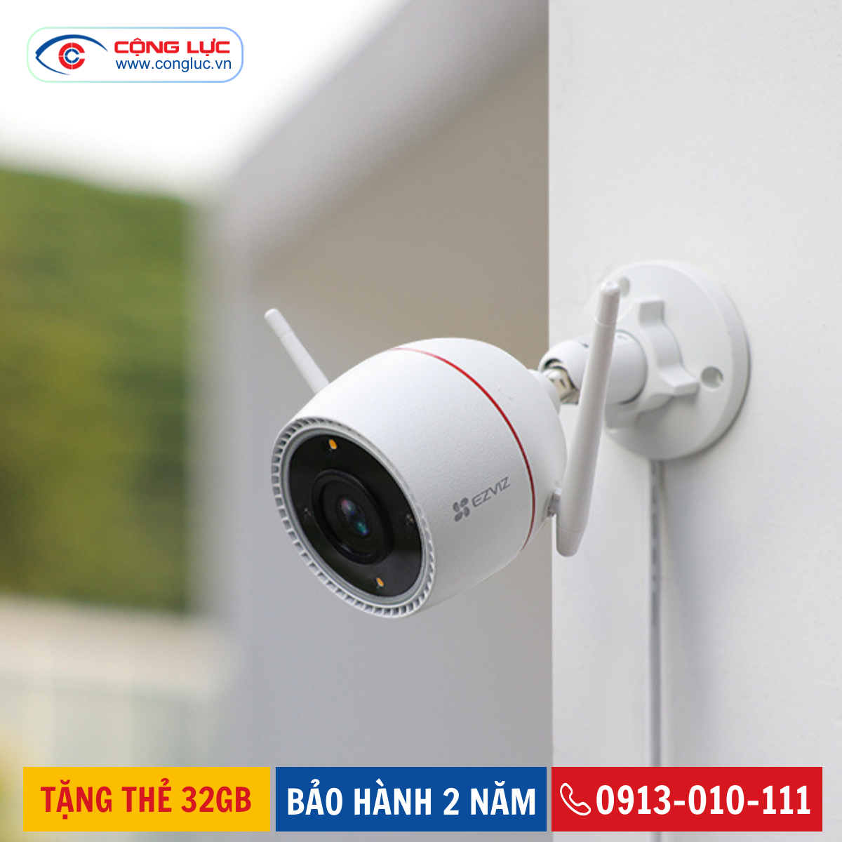 camera wifi ezviz H3C 3MP color chính hãng giá rẻ tại Hải Phòng