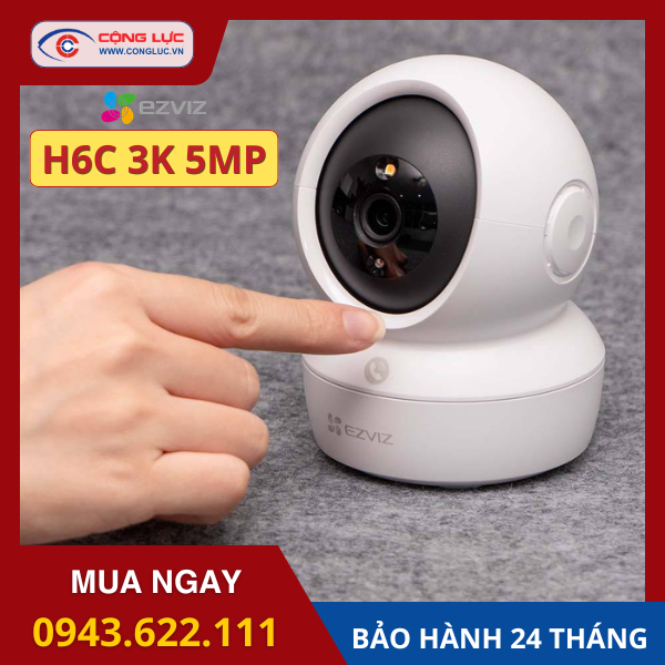 Bán camera Ezviz H6C Pro 3K 5MP giá rẻ tại Hải Phòng