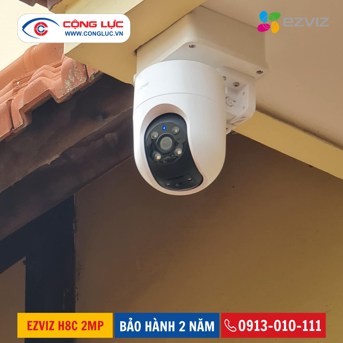 camera wifi ezviz h8c 2mp giá rẻ cho sân pickleball tại Hải Phòng