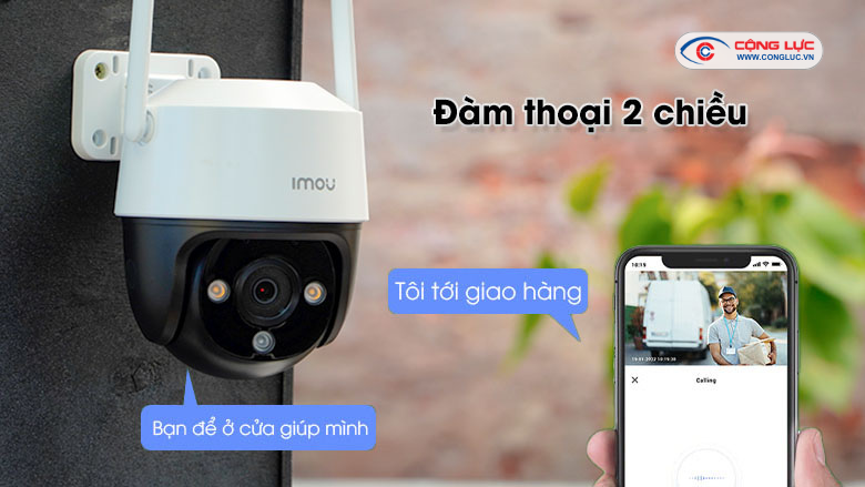 Camera imou sim 4G IPC-S21FTP trò chuyện 2 chiều to rõ ràng