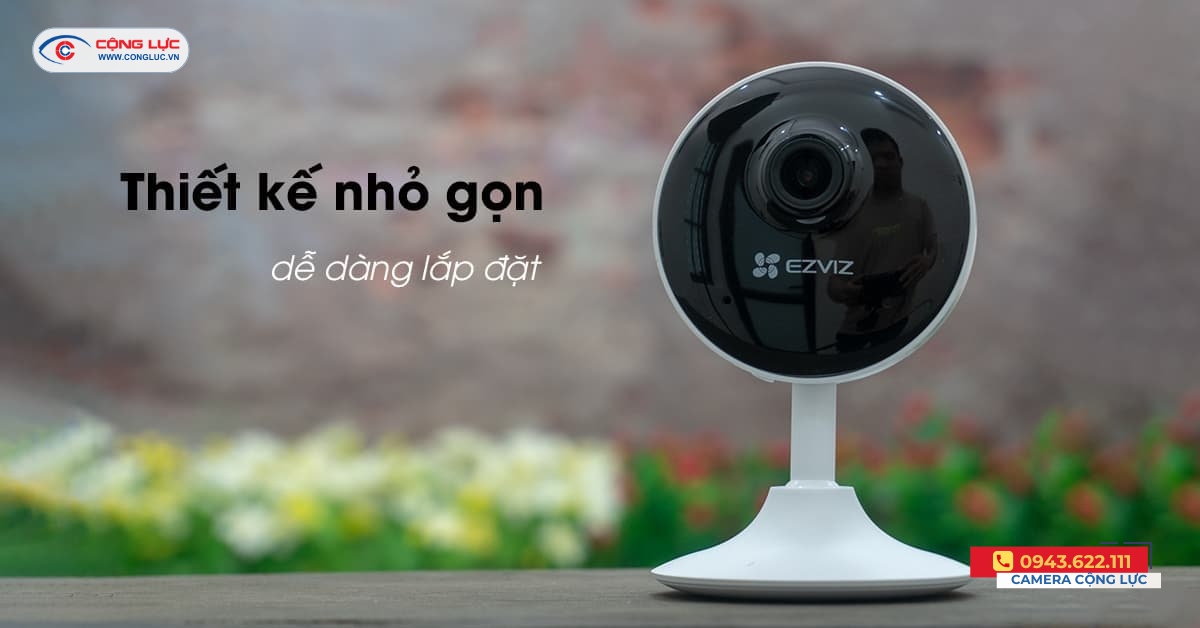 camera wifi ezviz C1C-B thiết kế nhỏ gọn