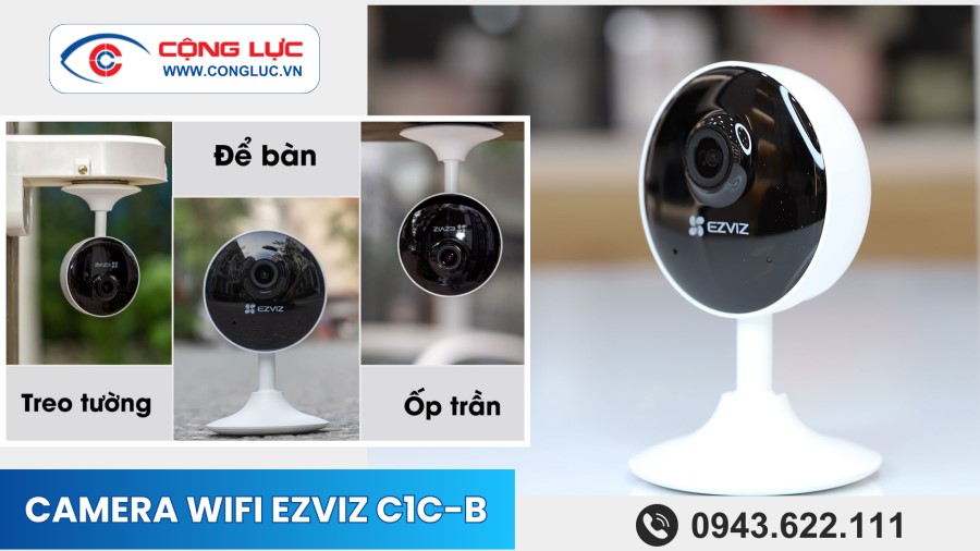 camera wifi ezviz c1c-b camera nghe tiếng lắp đặt trong nhà