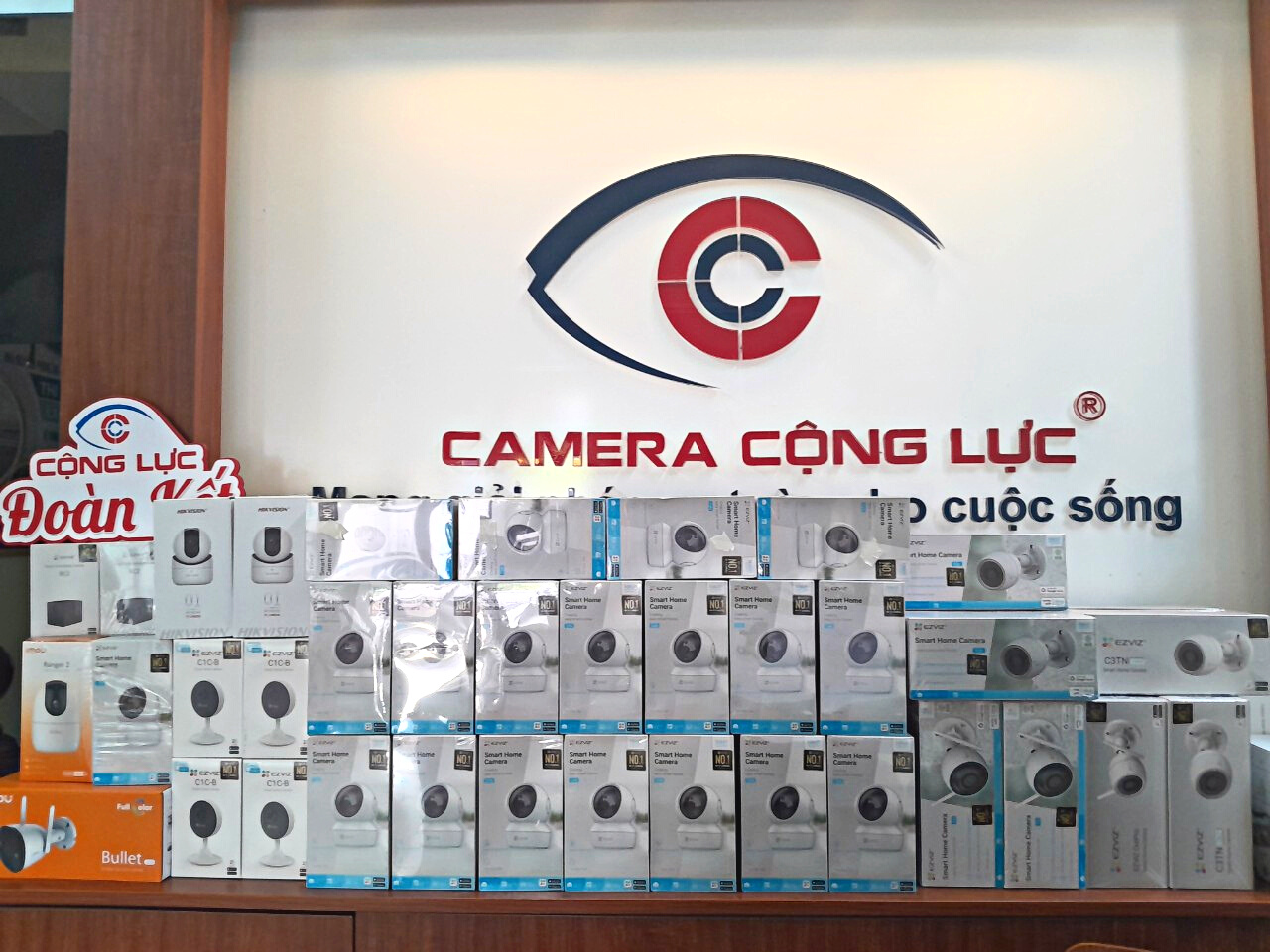 Camera Cộng Lực đại lý phân phối camera wifi chính hãng giá rẻ tại Hải Phòng