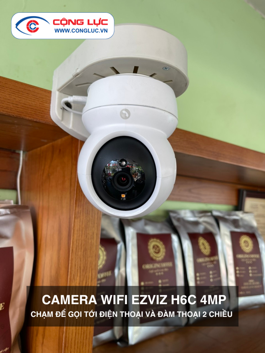lắp đặt camera wifi ezviz h6c pro 2mp giá rẻ tại Hải Phòng