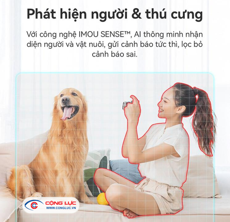 Camera Imou Ranger 2 Pro phát hiện chuyển động thông minh