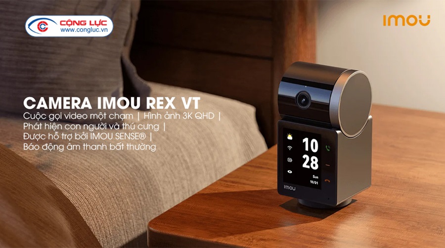 Camera wifi imou REX TV 3K IPCS2VBP-5M0WR nghe gọi điện 2 chiều