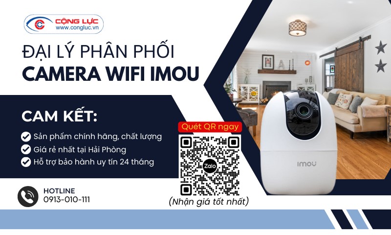 đại lý phân phối camera wifi imou chính hãng giá rẻ nhất tại hải phòng