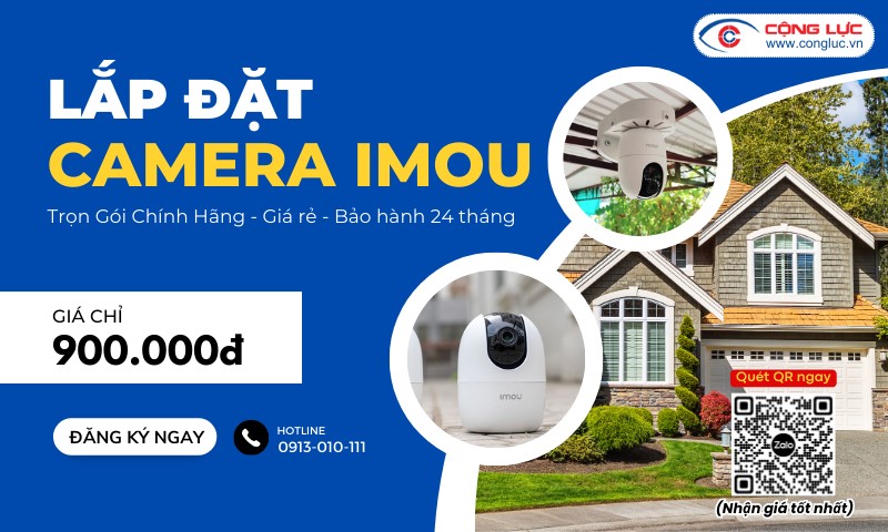 lắp đặt camera wifi imou giá rẻ nhất tại hải phòng