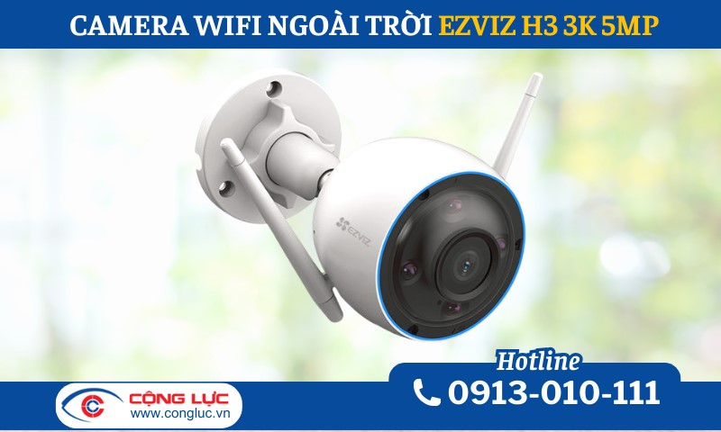 Camera wifi Ezviz H3 3K 5MP