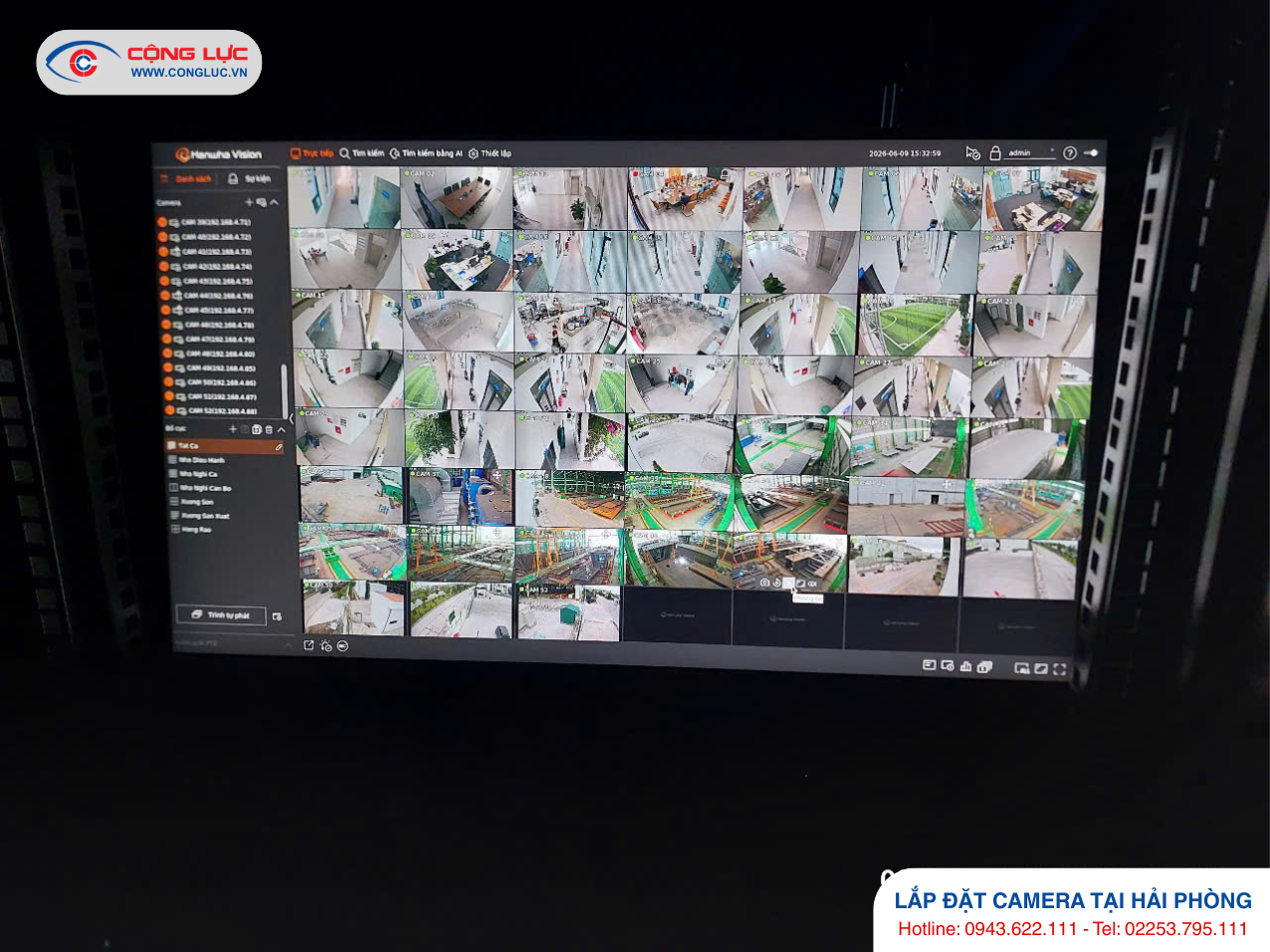 Cộng Lực lắp camera tại An Biên, Hải Phòng
