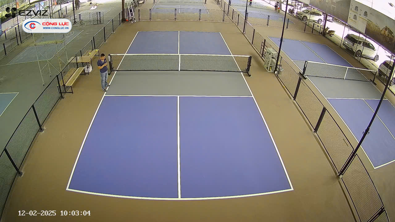 lắp đặt camera quan sát sân pickleball tại Hải Phòng