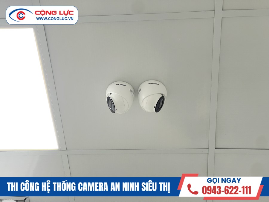 lắp đặt camera giám sát an ninh tại cửa hàng